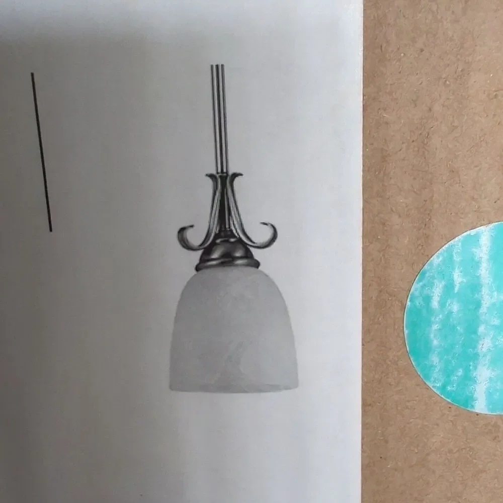 Sea Gull Lighting 61316-965 Lemont‎ Antique Brushed Nickel Mini Pendant